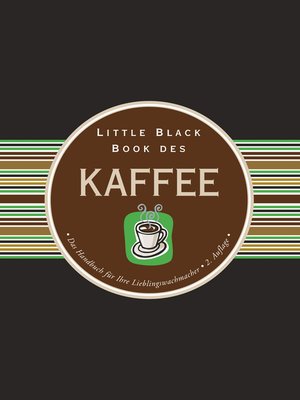 cover image of Little Black Book des Kaffee